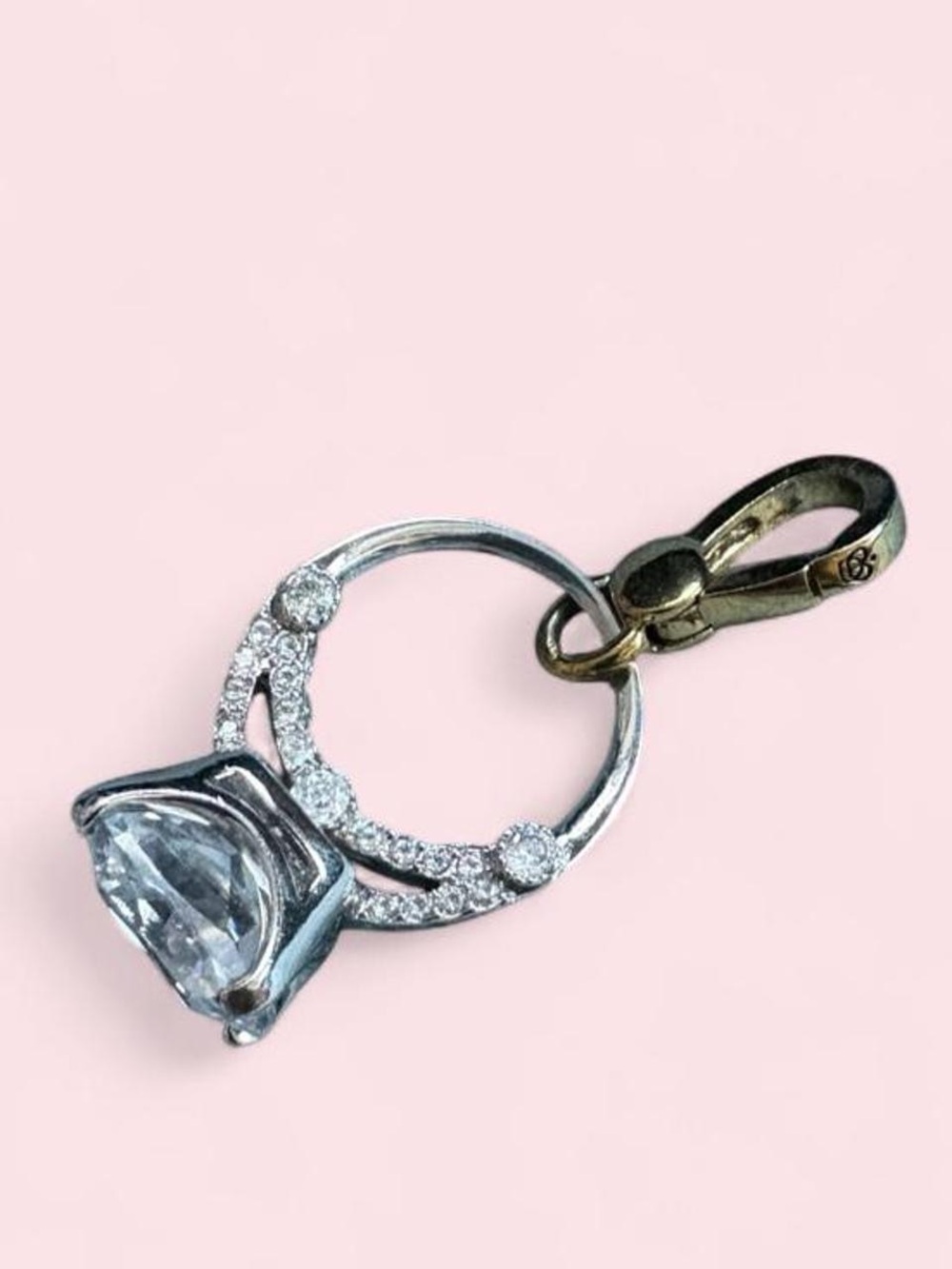 Vintage Juicy Couture Y2K Two Toned Engagement Ring Charm